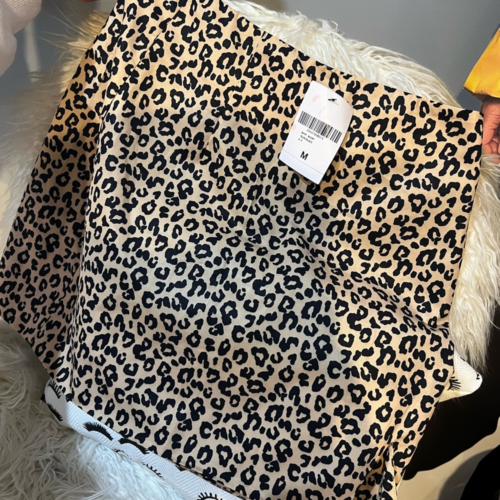 Forever 21 Black and Tan Leopard Skirt